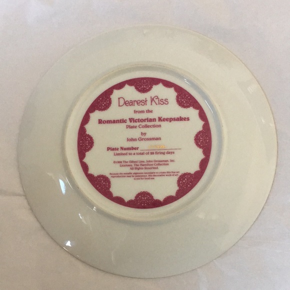 John Grossman Romantic Victorian Plate - Picture 3 of 8